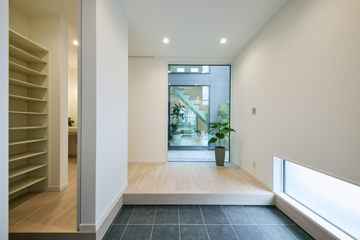 ④自然を近くに感じられる間取りである