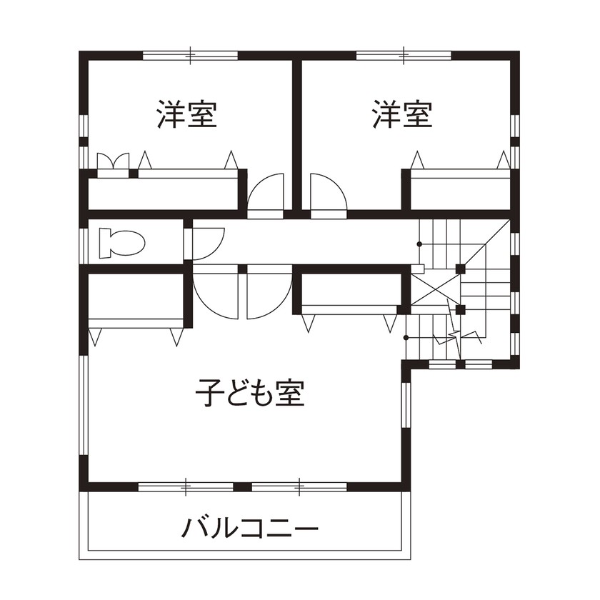 家事と子育てのし易さを重視 白を基調としたスタイリッシュな家