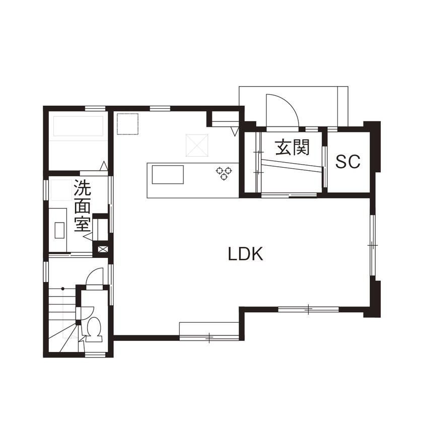 広々としたLDKで家族を身近に感じられる住まい